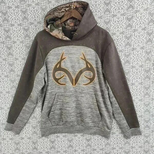 Raltree camo pullover hunting sweatshirt Men's M